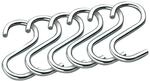 Kuechenprofi 10.05100.38.06 S-Haken, chrom 6 St&uuml;ck, Edelstahl, silber, 1 - Pack