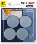 Fix-O-Moll Oberfl&auml;chenschutz, Blau/Schwarz, 40 mm selbstklebend, 4 St&uuml;ck