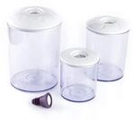 Rommelsbacher Vakuumierbeh&auml;lter Set VCK 525 - rund 0,75 l, 1,5 l und 3 l, f&uuml;r