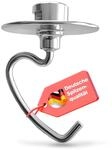TschimmHook f&uuml;r KitchenAid Knethaken - Made in Germany - Edelstahl Knethaken f&uuml;r