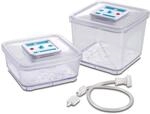 Solis Vakuumierbeh&auml;lter Set, 2x Vakuumdose: 1000 + 2800 ml, Quadratische