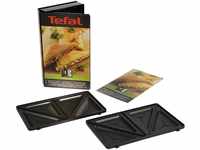 Tefal XA800212 Collection Set Snack Sandwich-Platte, dreieckig, Rezeptbuch mit...