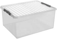 Sunware Q-Line Aufbewahrungsbox, transparent metallic, One Size