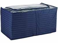 WENKO 4376210100 Jumbo-Box Comfort, Kunststoff - PEVA, 91 x 48 x 53 cm, Blau