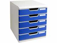 Exacompta 301003D Modulo Ablagebox, 350 x 288 x 320 mm, mit 5 Schubladen, ideal für