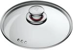 WMF Quality One Topfdeckel 20 cm, Glasdeckel mit Metallgriff, hitzebest&auml;ndiges Glas