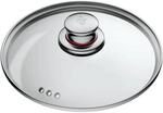 WMF Quality One Topfdeckel 16 cm, Glasdeckel mit Metallgriff, hitzebest&auml;ndiges Glas,