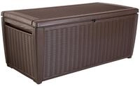 Keter Sumatra Auflagenbox, Kissenbox f&uuml;r drau&szlig;en, 511 L, wetterfest, Deckel mit