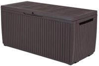 Keter 6048 Auflagen und Universal Wood Style Box, Springwood, braun, 305 L
