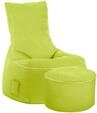 SITTING POINT only by MAGMA Sitzsack-Set Scuba Swing + Hocker gr&uuml;n