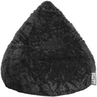 Sitzsack Fluffy L ca. 120 Liter schwarz (bis ca. 7 Jahre)