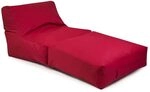 Peak Plus red Der Outdoor-Sitzsack f&uuml;r den Garten und die Terrasse Ganzj&auml;hrig