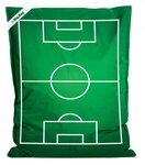 SITTING POINT only by MAGMA Sitzsack Brava Little Big Bag Fu&szlig;ball 95x125cm