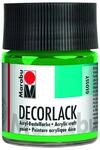 Marabu 11300005062 - Decorlack Acryl Hellgr&uuml;n 062, 50 ml, hochgl&auml;nzender Acryllack