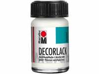 Marabu Acryllack "Decorlack", wei , 15 ml, im Glas VE = 1