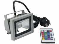 EUROLITE LED IP FL-10 COB RGB 120° FB | Outdoor-Scheinwerfer (IP65) mit 10-W-COB-LED