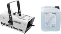 EUROLITE Set Snow 5001 Schneemaschine + Schneefluid 5l | Schneemaschine mittlerer