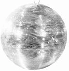 EUROLITE Spiegelkugel silber (75 cm) | Sicherheits-Spiegelkugel mit zweiter &Ouml;se