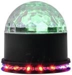 Eurolite LED BCW-4 Strahleneffekt | Kompakter Spiegelkugel-Effekt mit leuchtender