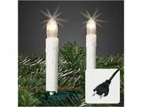 hellum Lichterkette Kerzen Weihnachtsbaum, Kerzen Lichterkette innen mit Clip,...