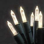 Konstsmide LED Minilichterkette, 20 warm wei&szlig;e Dioden, 230V, Innen, gr&uuml;nes Kabel -