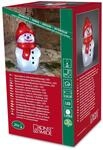 Konstsmide LED Acryl Schneemann, klein, 20 kalt wei&szlig;e Dioden, batteriebetrieben,