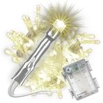 Nipach Lichterkette &ndash; 100 LED warm-wei&szlig; - f&uuml;r Innen + Au&szlig;en - Batterie
