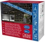 Konstsmide LED Lichternetz, mit Lichtsensor und 6h und 9h Timer, 80 warm wei&szlig;e