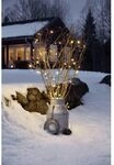 Konstsmide LED Lichterkette, mit an/aus Schalter, Lichtsensor, 6h und 9h Timer, 80
