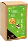 Idena 8582065 - LED Lichterkette mit 10 LEDs in Warmwei&szlig;, mit 6 Stunden Timer