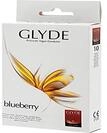 Glyde Ultra Blueberry (Blaubeere) 10 blaue Kondome mit Blaubeer-Aroma, vegane Kondome