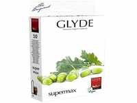Glyde Ultra Supermax 10 Kingsize Condome, vegan, 60mm Breite
