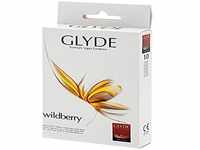 Glyde Ultra Wildberry / Waldbeere 10 violette Condome, vegan
