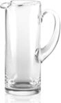 St&ouml;lzle Lausitz Wasserkrug Glas Mundgeblasen/Stabiler Glaskrug 1,25