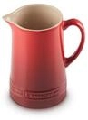 Le Creuset Saftkrug aus Steinzeug, 1.5 L, &Oslash; 12.5 cm, Kirschrot, 91008015060099