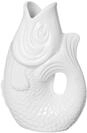 Gift Company Carafon Vase, Steingut, 25cm, Wei&szlig;