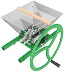 Wiltec Obstm&uuml;hle mit 7L Trichter und runder Handkurbel Obsth&auml;cksler leicht zu