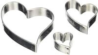 St&auml;dter 002128 Keksausstecher-Set Liebe, 3-teilig