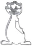 Ausstechform Erdm&auml;nnchen ca. 10,5 cm, Silber