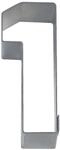 Staedter Haus Cookie Cutter edelstahl 6,5 cm, silber, Nummer 1