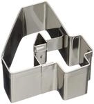 Staedter Haus Cookie Cutter edelstahl 6,5 cm, silber, Nummer 4