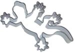 St&auml;dter Ausstechform, Edelstahl, Eidechse ca. 7cm, 7 x 4,5 x 2 centimeters, Silber