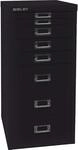BISLEY MultiDrawer, 29er Serie, DIN A4, 8 Schubladen, Metall, 633 Schwarz, 38 x...