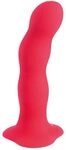 Fun Factory Bouncer - Dildo mit Saugfu&szlig;, mit rotierenden Kugeln, Silikon, Rot