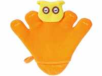 Bieco, Waschhandschuh mit Fingerpuppen Finger ca. 24,5 x 22 x 1,5 cm Arancione