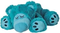 Warmies&reg; W&auml;rmekissen/Stofftier "Sleepy Bear t&uuml;rkis" Hirse Lavendelf&uuml;llung 33cm