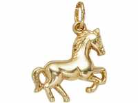Jobo Kinder Anhänger Pferd 333 Gold Gelbgold Pferdeanhänger Kinderanhänger