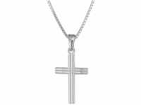 trendor Halskette mit Kreuz 925 Silber Kette für Mädchen und Jungen,...