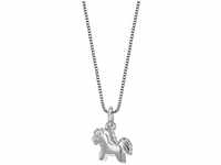 trendor Mädchen-Halskette mit Pony-Anhänger 925 Silber 49037