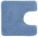 Kleine Wolke WC-Vorleger Relax Azur 55 x 55 cm mit Ausschnitt